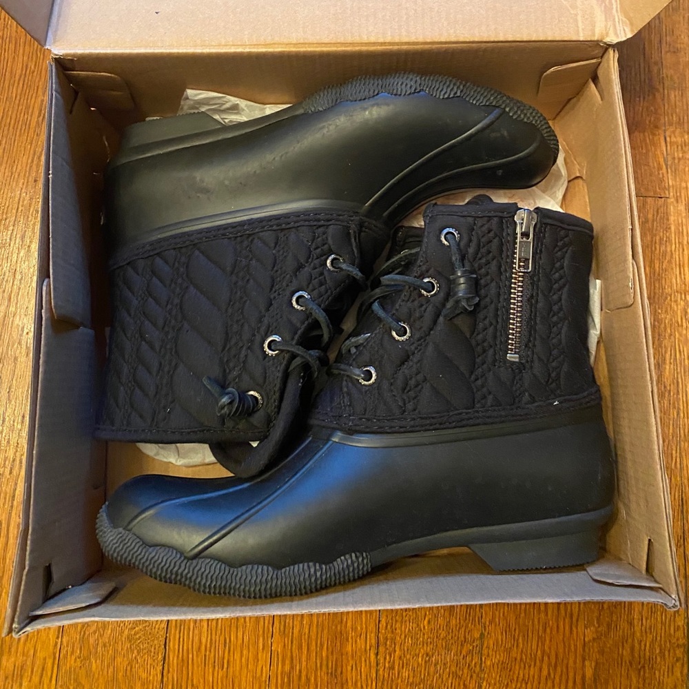 Sperry Saltwater Rope Black